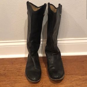Frye Mellisa Riding Boots Black